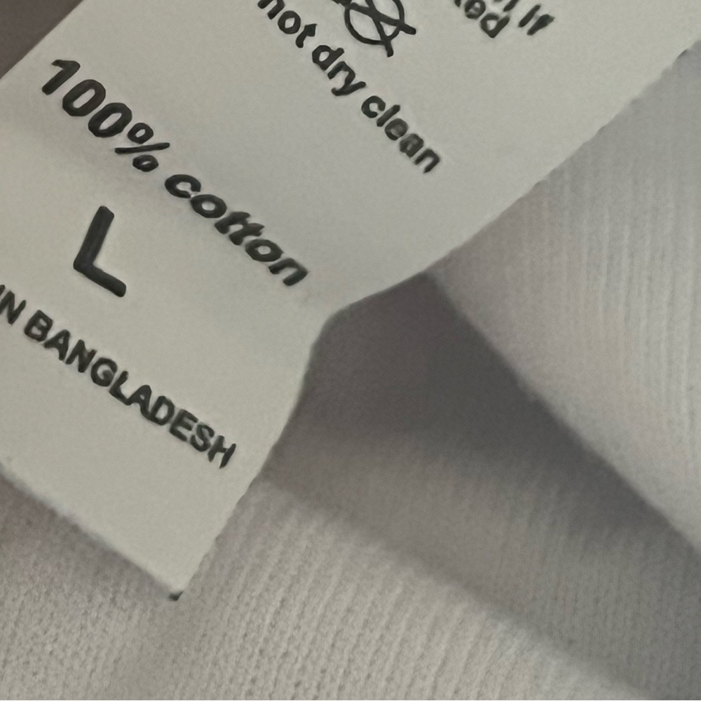 Grandiflora Genetics White 100% Cotton Short Sleeve T Shirt Tee Large - Picture 8 of 8